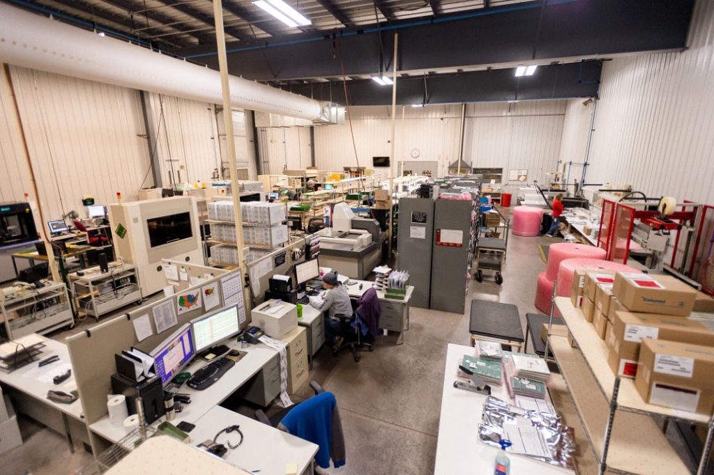 Calumet Electronics shipping area