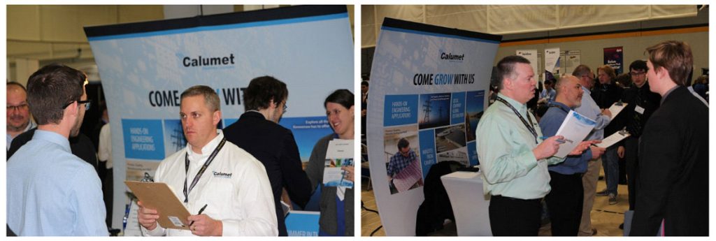 Calumet Electronics at Michigan Technological University job fair