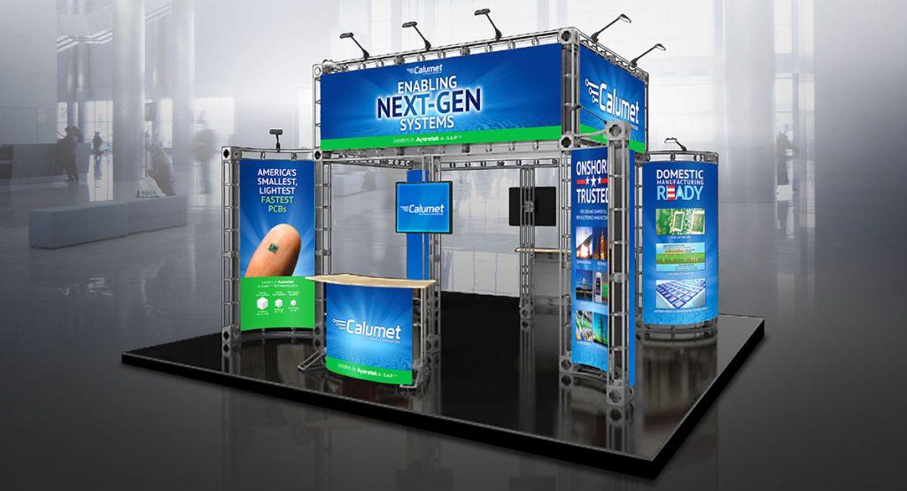 2021 Satellite show booth display